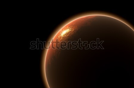 Colonization of Mars Stock photo © albund