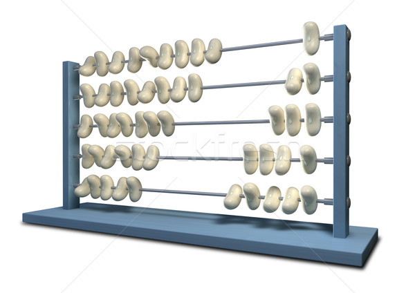 Bean Counting Abacus Stock photo © albund