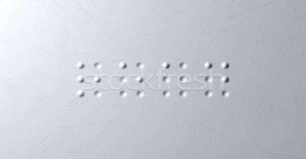 Braille Concept Read Stock photo © albund