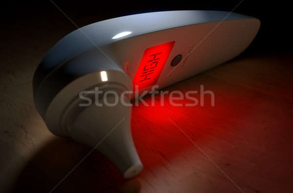 Child Ear Thermometer High Red  Stock photo © albund