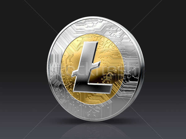 Cryptocurrency Physical Coin Stock photo © albund