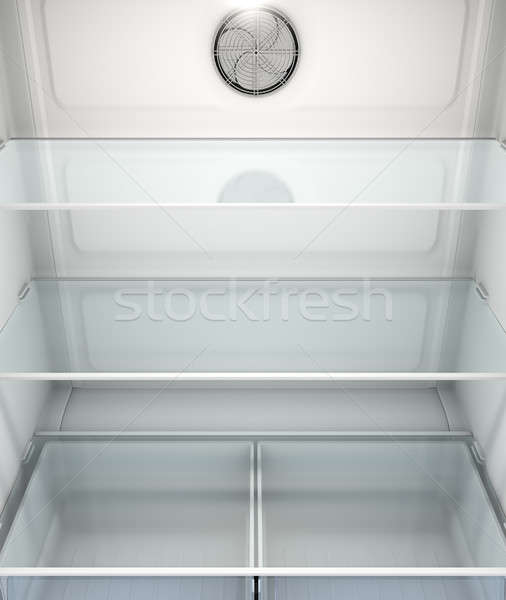 Fridge Interior Stock photo © albund