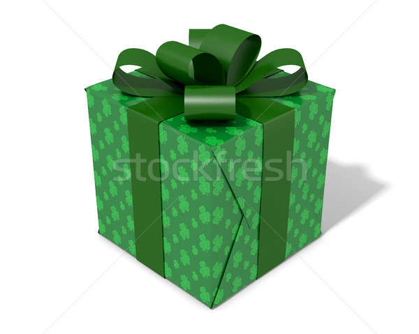 St Patricks Day Cube Gift Stock photo © albund