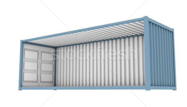 Shipping Container Cutaway Stock photo © albund