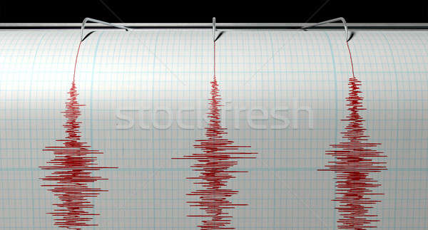 Seismograph Earthquake Activity Stock photo © albund