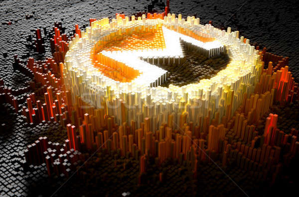 Pixel Monero Concept Stock photo © albund