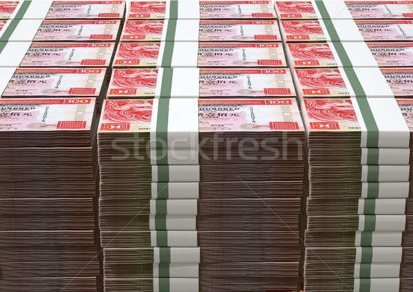 Hong Kong Dollar Notes Bundles Stack Stock photo © albund