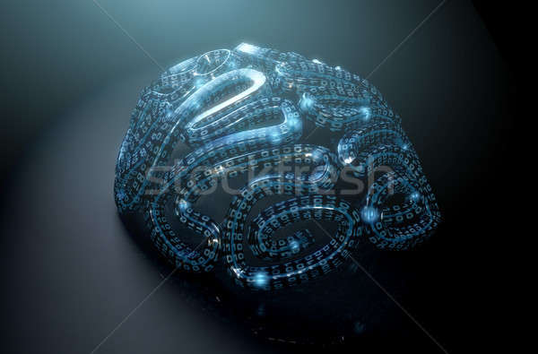 Stylized Artificial Intelligence Brain Stock photo © albund