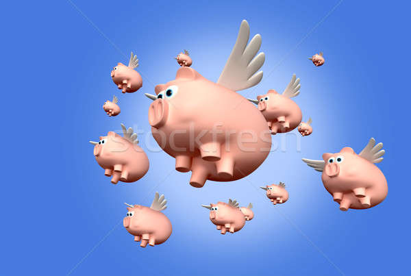 When Pigs Fly Stock photo © albund