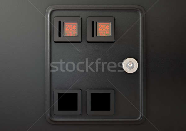 Arcade Machine Coin Slot Panel Stock photo © albund