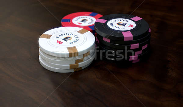 Casino Chips Stock photo © albund
