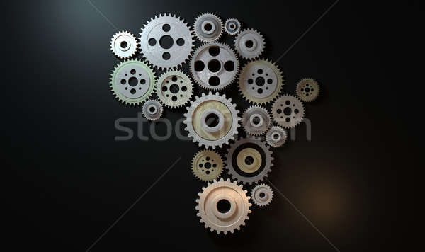 African Cogwheel Machine Stock photo © albund