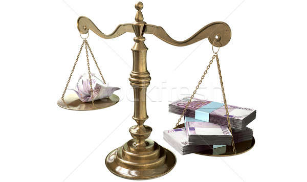 Inequality Scales Of Justice Income Gap Europe Stock photo © albund