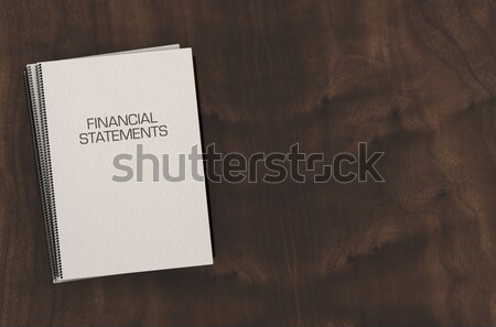 Personal Auswertung Broschüre Draht Dokumente Stock foto © albund