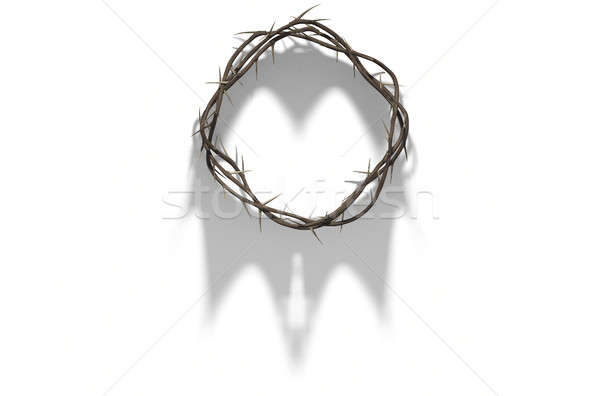 Crown Of Thorns With Royal Shadow Stock photo © albund