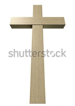 Crucifix On Isolated Background Stock photo © albund