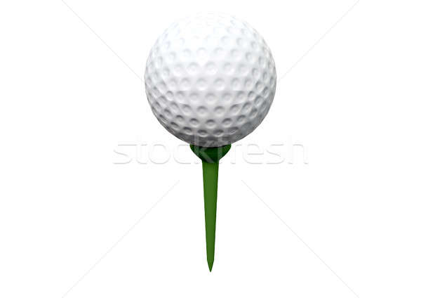 Golf Ball On Tee Stock photo © albund
