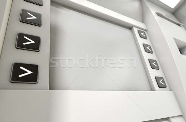 ATM Screen Blank Stock photo © albund