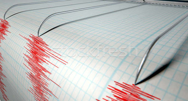 Seismograph Earthquake Activity Stock photo © albund