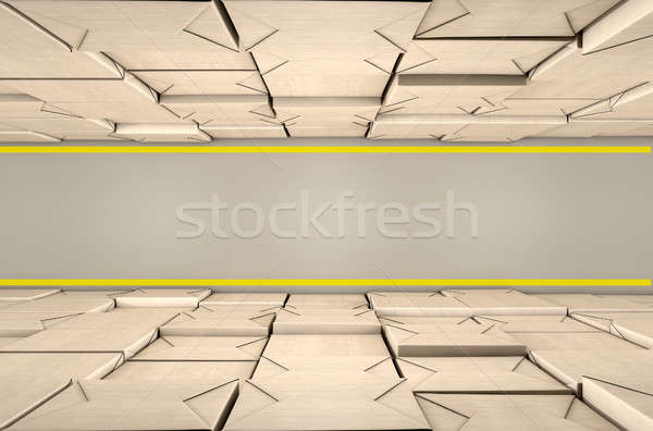 Stock photo: Stacked Boxes Warehouse