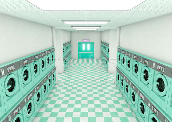 Laundromat Clean Stock photo © albund