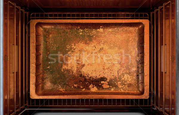 Inside The oven Stock photo © albund