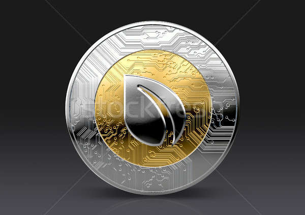 Stock photo: Cryptocurrency Physical Coin