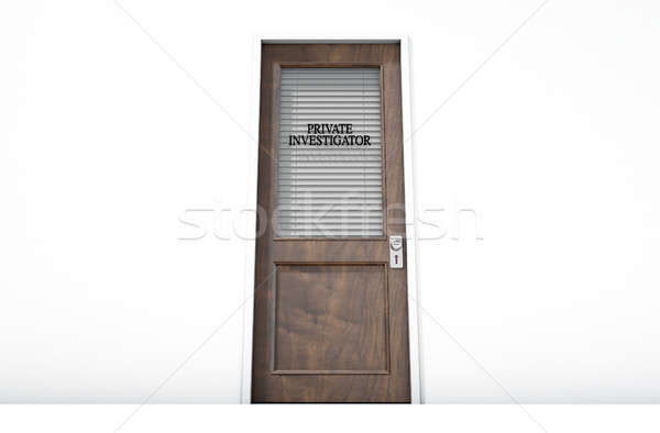 Door In Private Eye Room Stock photo © albund