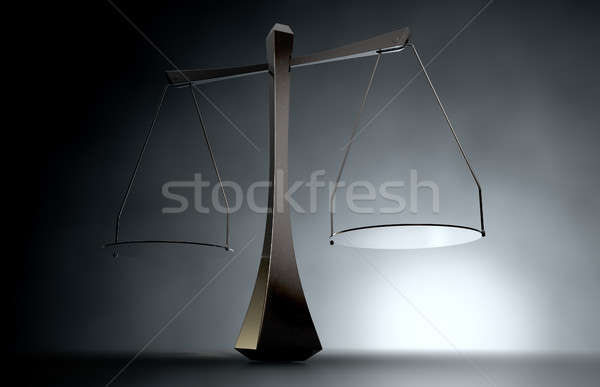 Modern Scales Of Justice Stock photo © albund