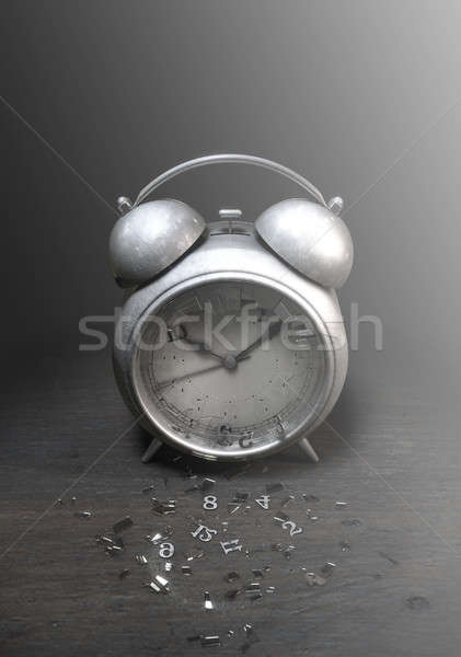 Table Clock Time Run Out Stock photo © albund