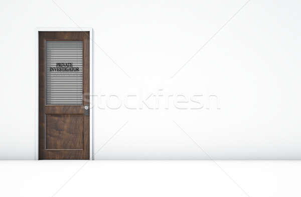 Door In Private Eye Room Stock photo © albund