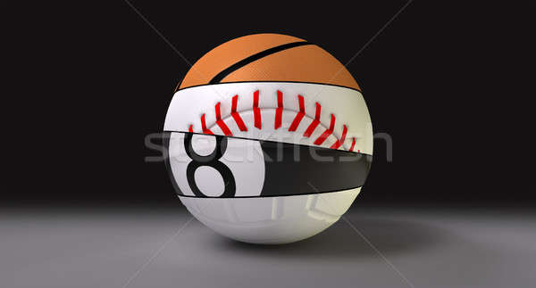 Segmented Round Sports Ball Stock photo © albund