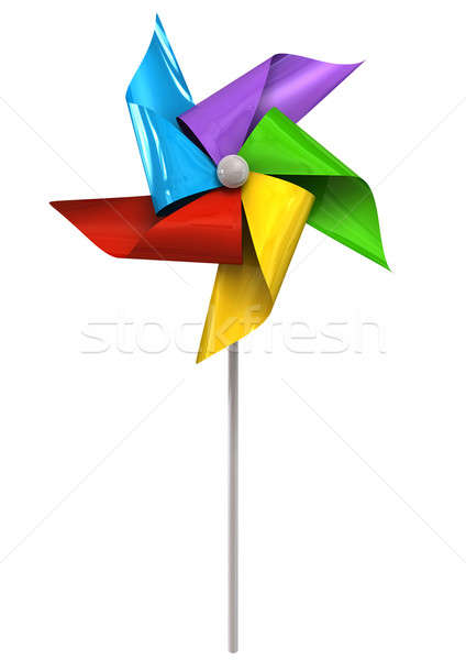Colorful Pinwheel Front Stock photo © albund