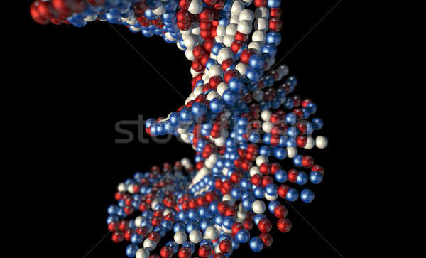 DNA Atom Stem Stock photo © albund