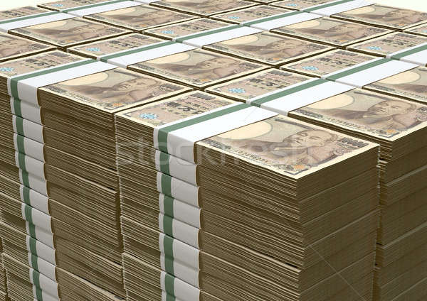 Yen Notes Pile Stock photo © albund