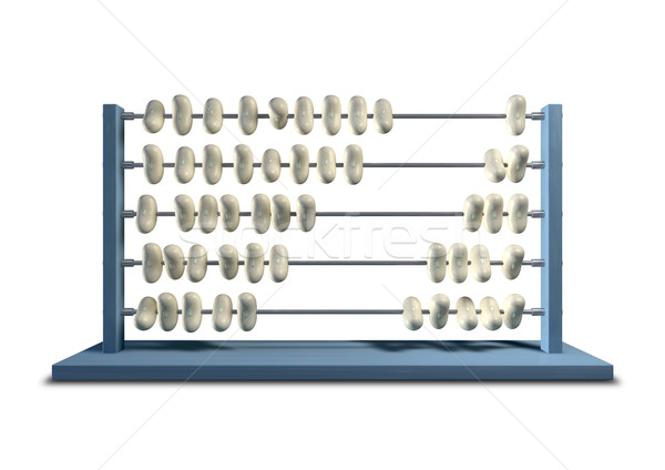 Bean Counting Abacus Stock photo © albund