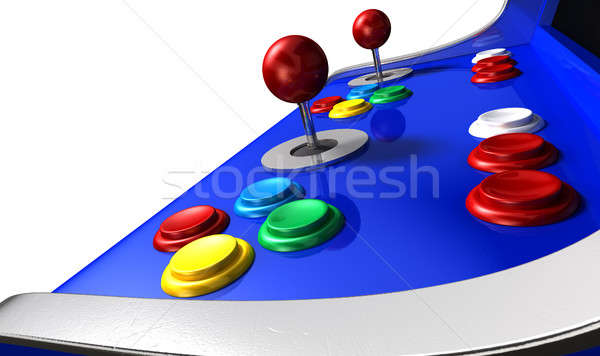 Arcade Machine Closeup Stock photo © albund