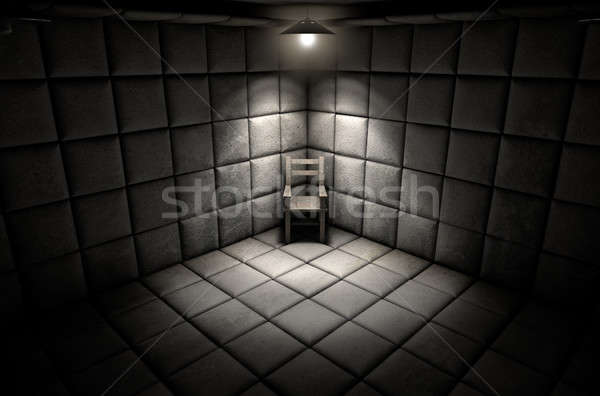 Padded Cell And Empty Chair Stock photo © albund