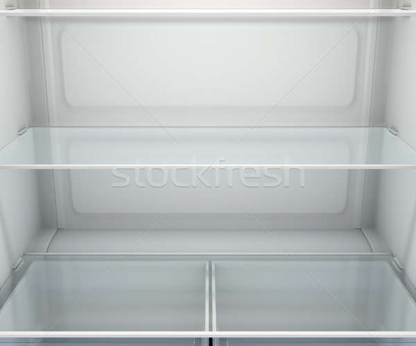 Fridge Interior Stock photo © albund