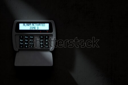 Alarm Panel Activated Stock photo © albund