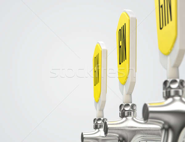 Gin Draught Spigot Row Stock photo © albund