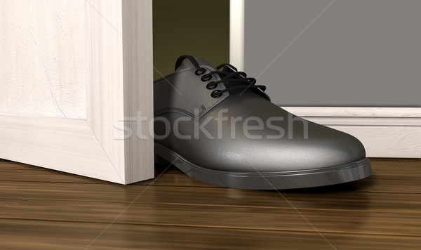 Get A Foot In THe Door Stock photo © albund