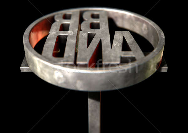 Branding Iron Brand Stock photo © albund