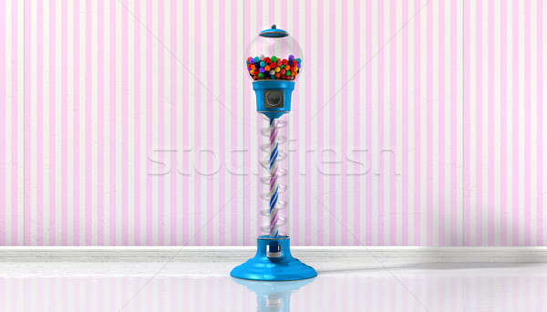 Gumball Machine In A Candy Store Stock photo © albund