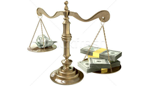 Inequality Scales Of Justice Income Gap USA Stock photo © albund