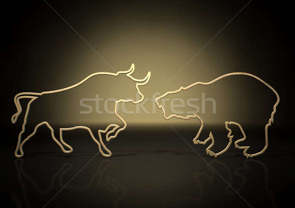 Bull And Bear Market Trends Stock photo © albund