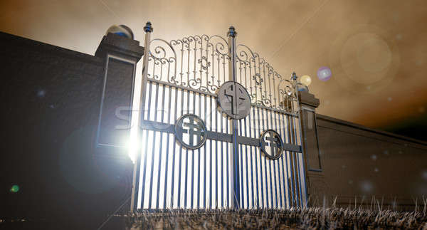 Heavens Open Gates Stock photo © albund