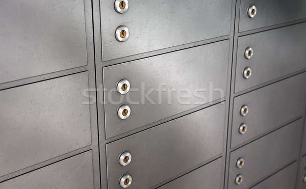Stock photo: Safety Deposit Boxes