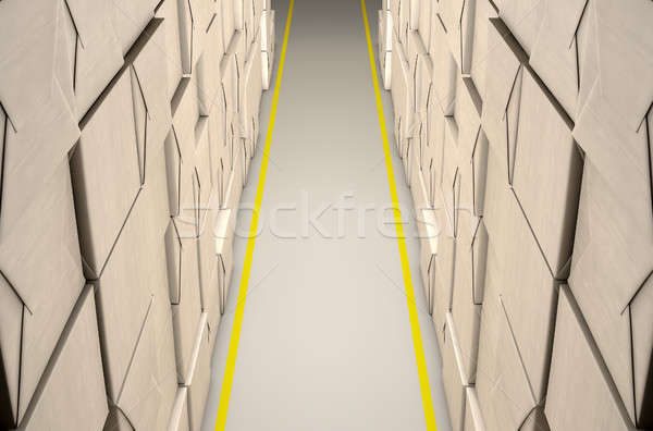 Stacked Boxes Warehouse Stock photo © albund