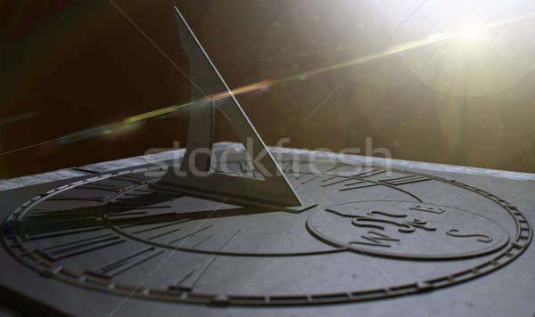 Sundial Lost In Time Stock photo © albund